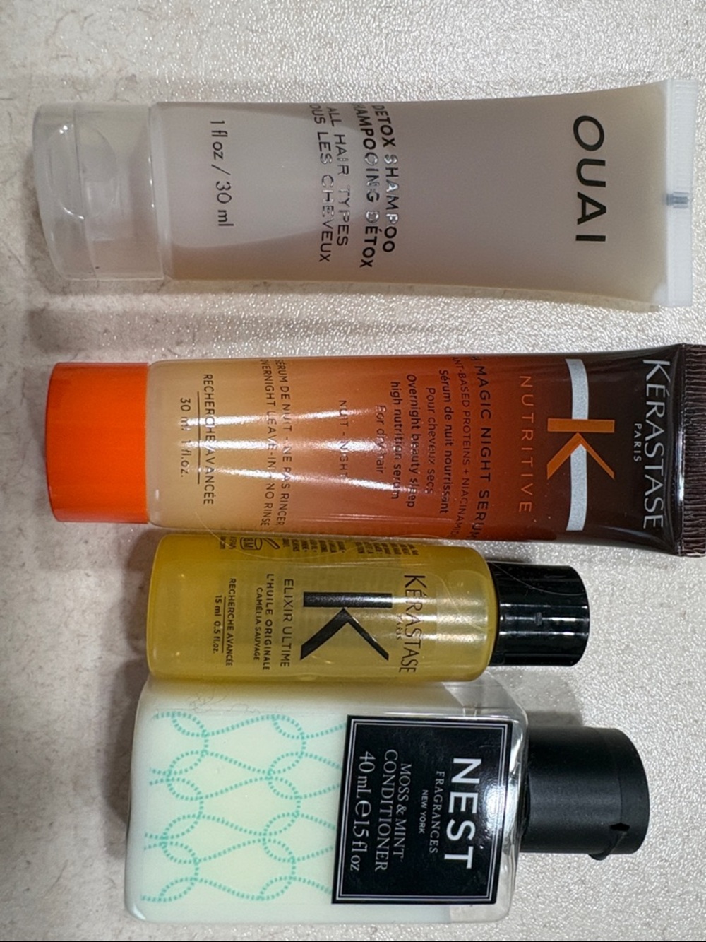 Luxury Travel Sizes for Hair